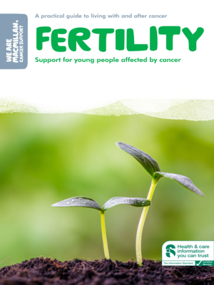 cover image of Fertility support for young people affected by cancer